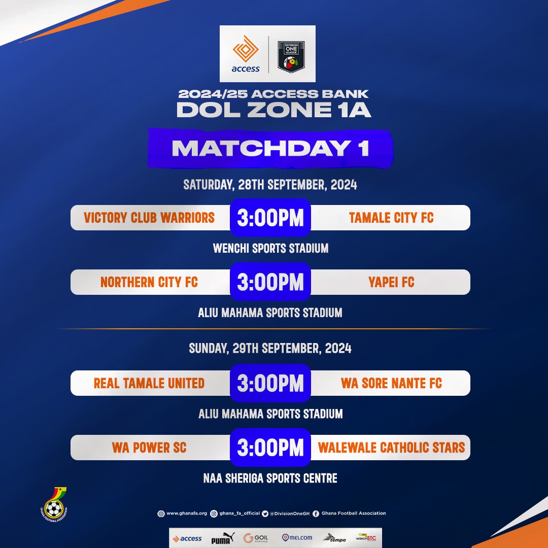 DOL Zone 1 Kicks Off on Friday with Exciting Fixtures