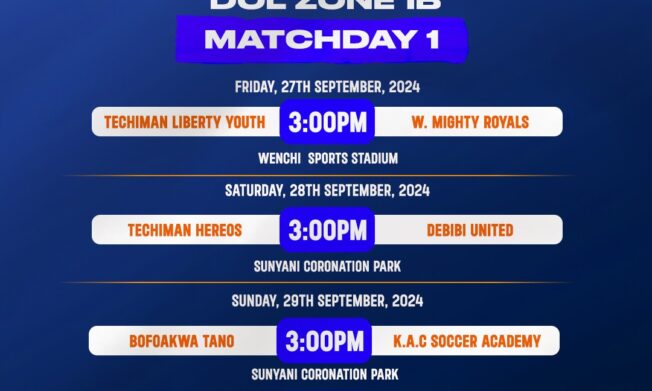 DOL Zone 1 Kicks Off on Friday with Exciting Fixtures