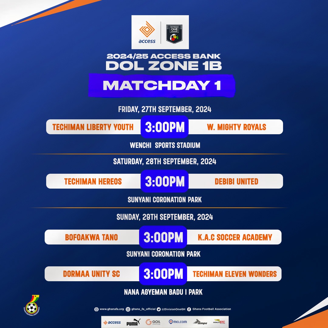 DOL Zone 1 Kicks Off on Friday with Exciting Fixtures