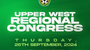Upper West Regional Football Association Set to Hold Ordinary Congress on September 26