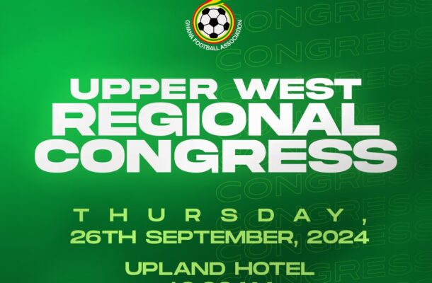 Upper West Regional Football Association Set to Hold Ordinary Congress on September 26