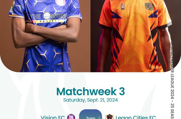 Vision FC battle Legon Cities in Saturday's Premier League match