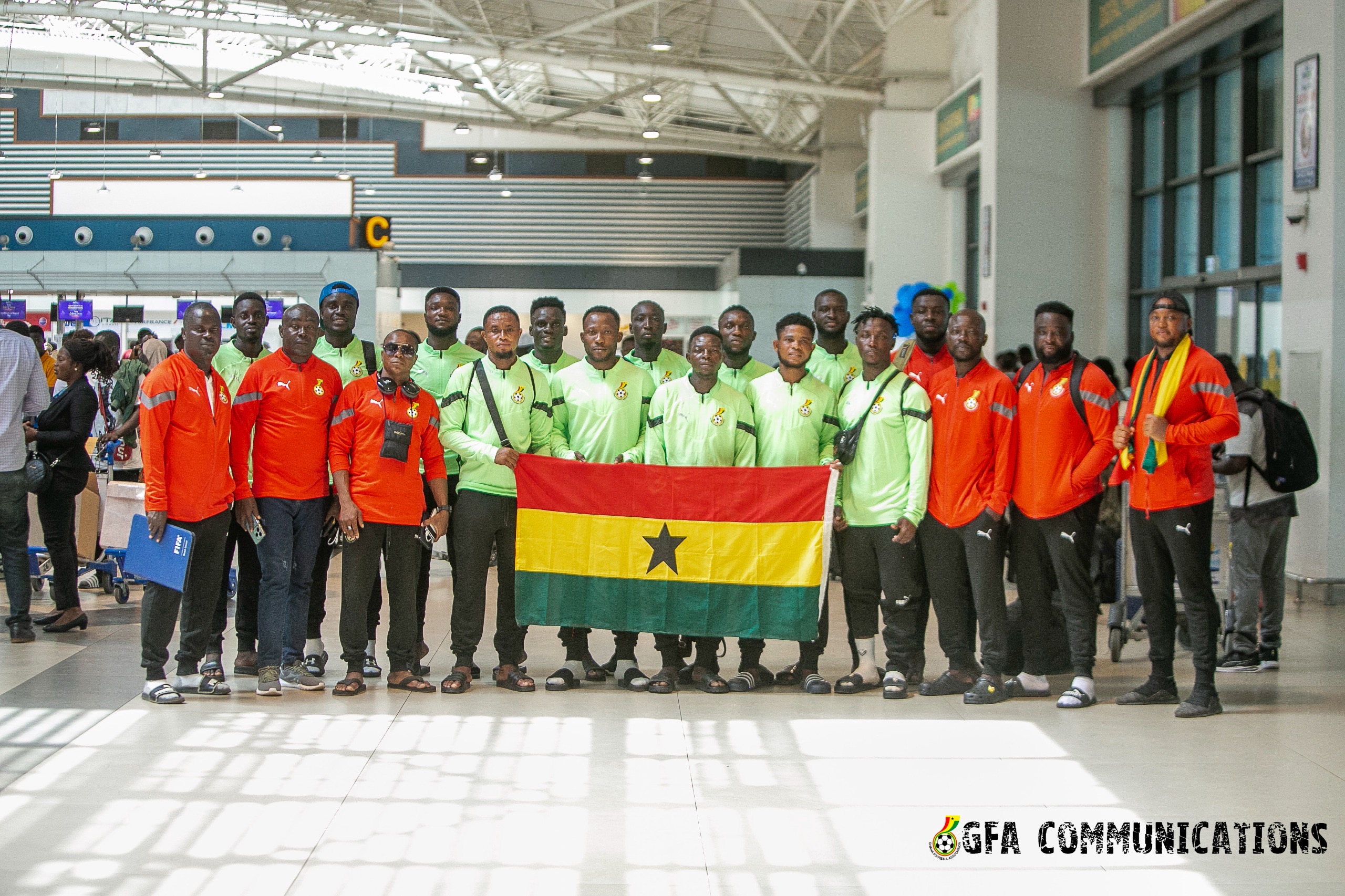 Black Sharks land in Egypt for Beach Soccer AFCON