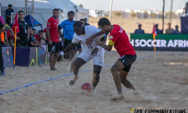 Black Sharks lose 6-3 to Egypt in thrilling Beach Soccer AFCON opener