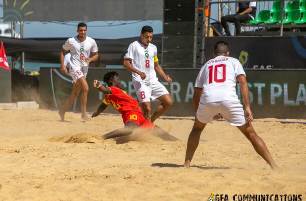 Black Sharks fall to Morocco in Beach Soccer AFCON showdown