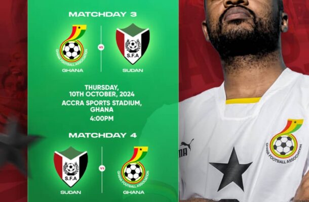 CAF announces new dates for Ghana vs. Sudan Africa Cup of Nations qualifiers