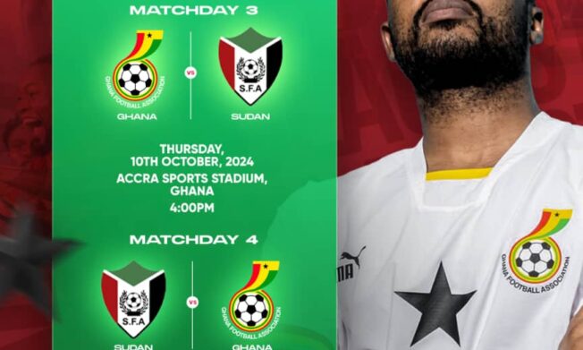 CAF announces new dates for Ghana vs. Sudan Africa Cup of Nations qualifiers