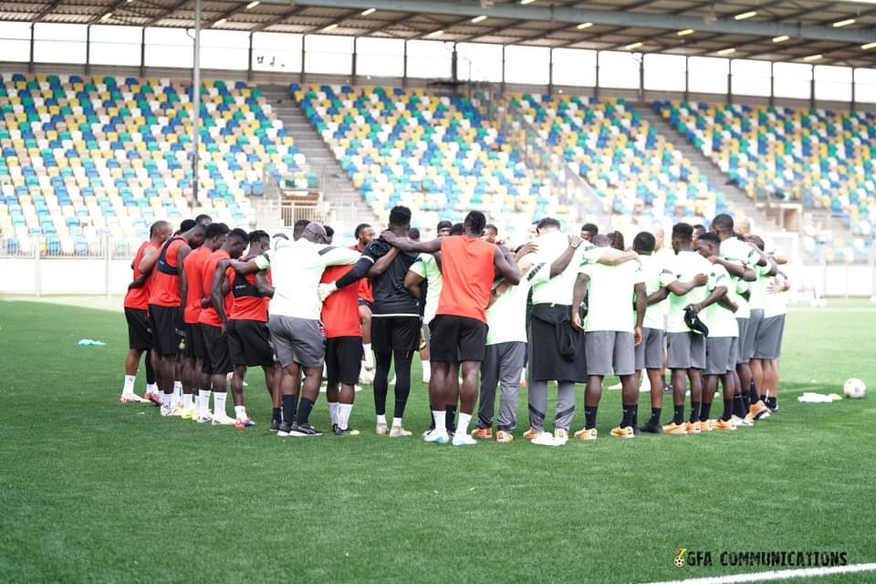 PHOTOS: Black Stars final training in Benina ahead of Sudan clash