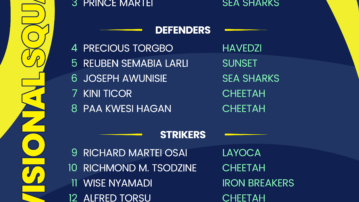 Seventeen Black Sharks assemble in Keta to begin preparations for Beach Soccer Africa Cup of Nations