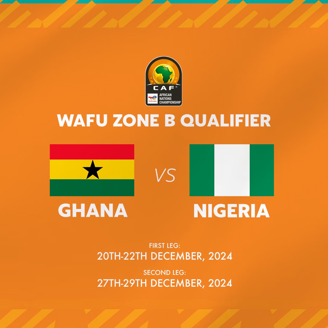 2024 CHAN Qualifier: Ghana's Black Galaxies to face West African rivals Nigeria