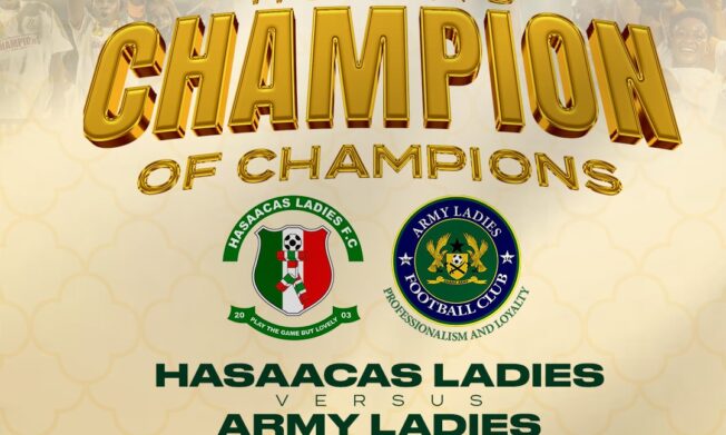 Women's Champion of Champions showdown: Hasaacas Ladies face off against Army Ladies on Saturday