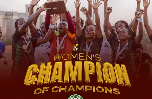 Hasaacas Ladies FC beat Army Ladies to win Women's Champion of Champions title