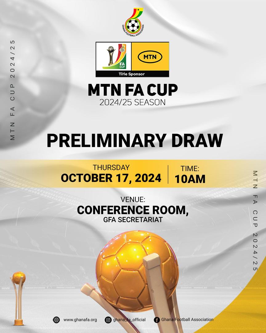 Groupings for preliminary draw of MTN FA Cup