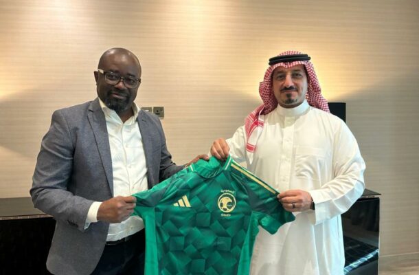 President Simeon-Okraku visits Saudi Arabian Football Federation 