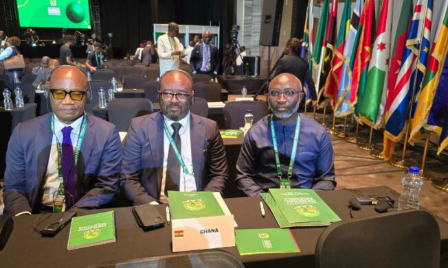 President Simeon-Okraku, Vice President Mark Addo & Prosper Harrison Addo represent Ghana at 46th CAF Ordinary General Assembly