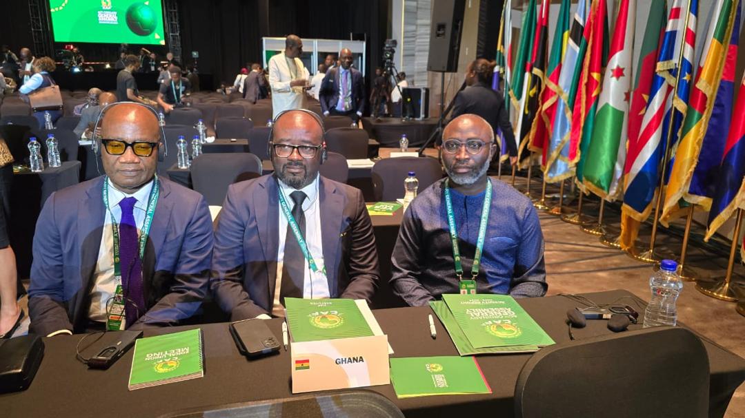 President Simeon-Okraku, Vice President Mark Addo & Prosper Harrison Addo represent Ghana at 46th CAF Ordinary General Assembly