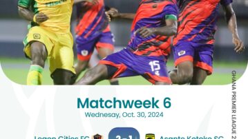 Premier League: Legon Cities secure dramatic 2-1 win over Asante Kotoko