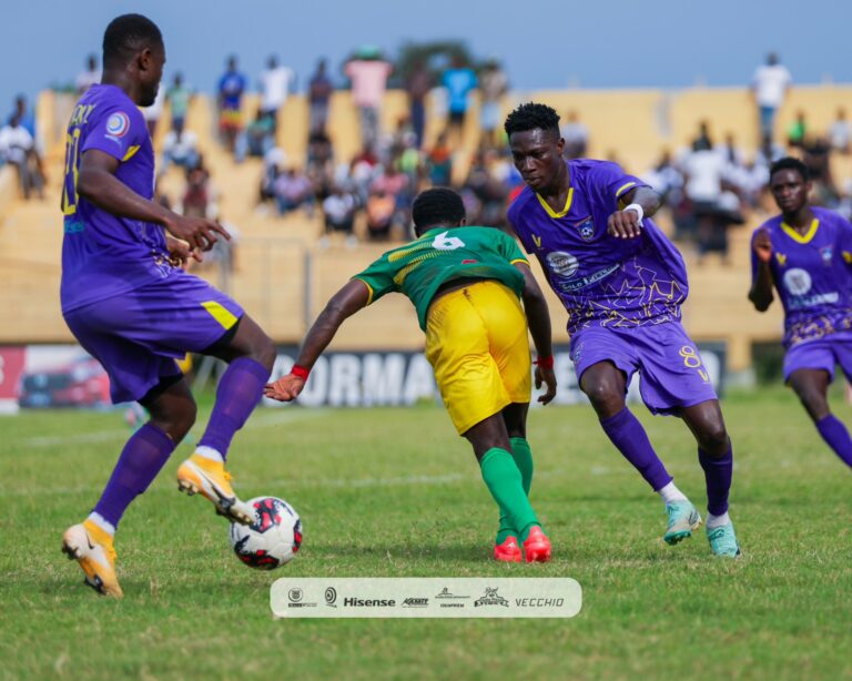 Premier League: Medeama throw away a two-goal lead in draw at Aduana FC