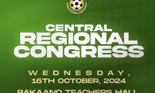 Central Regional FA to hold Ordinary Congress on October 16