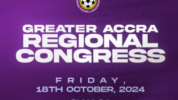 Greater Accra RFA Congress takes place on October 18