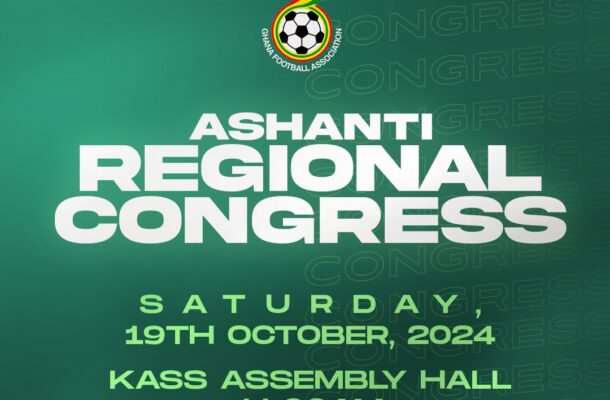 Ashanti RFA Ordinary Congress Scheduled for October 19