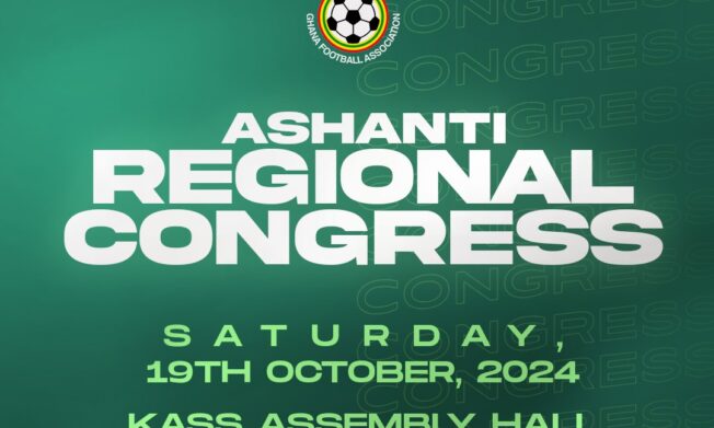 Ashanti RFA Ordinary Congress Scheduled for October 19