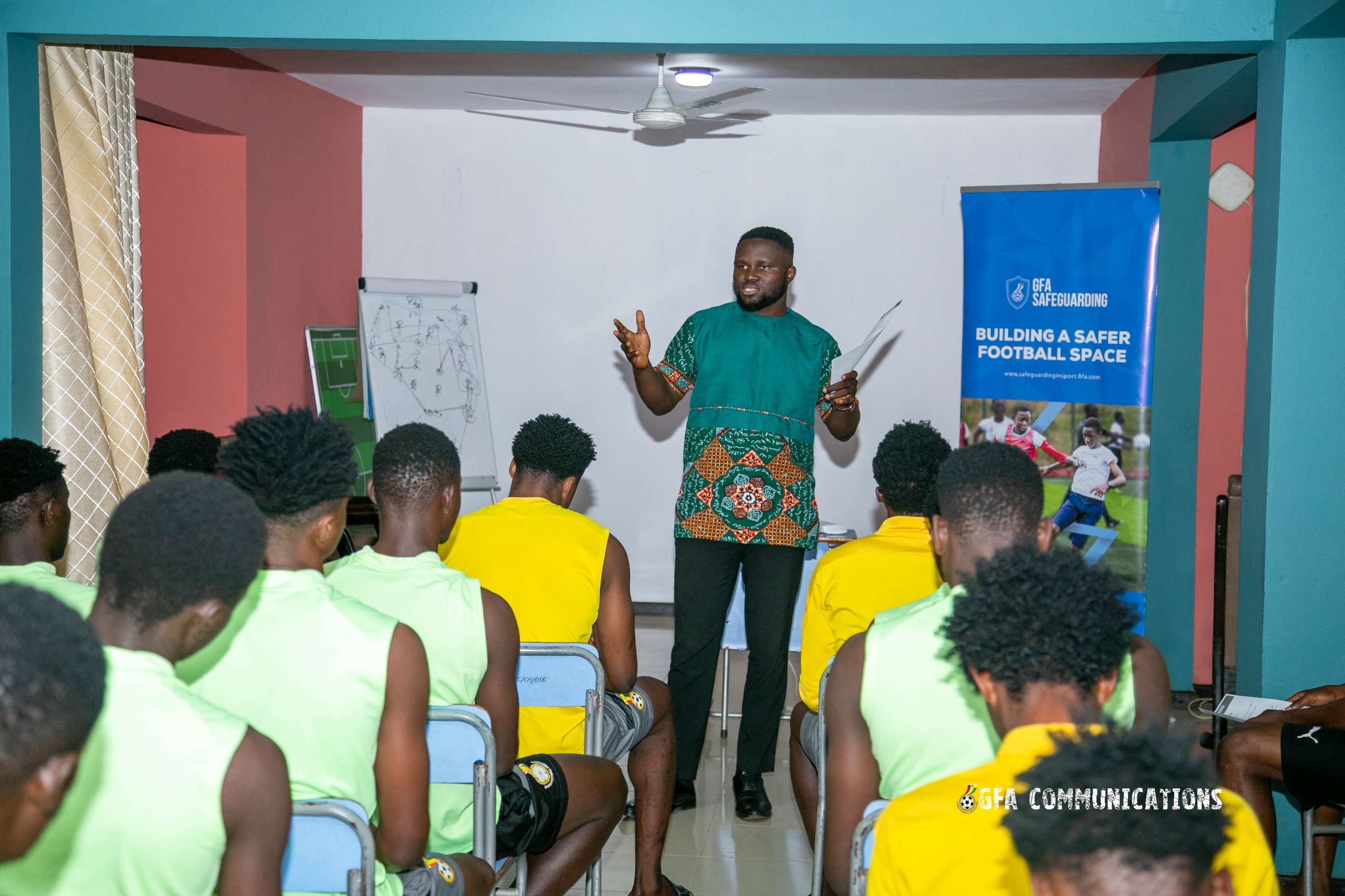 Black Satellites players and officials receive SafeGuarding Training ahead of WAFU Zone B U-20 Afcon Qualifiers