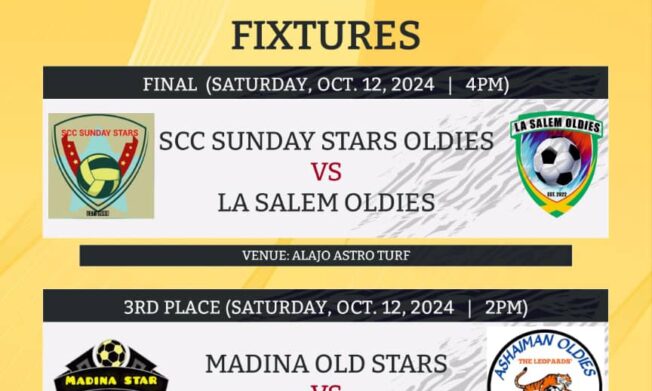 RENFAG Oldies League: SCC Sunday Stars to Battle La Salem Oldies in Epic Final