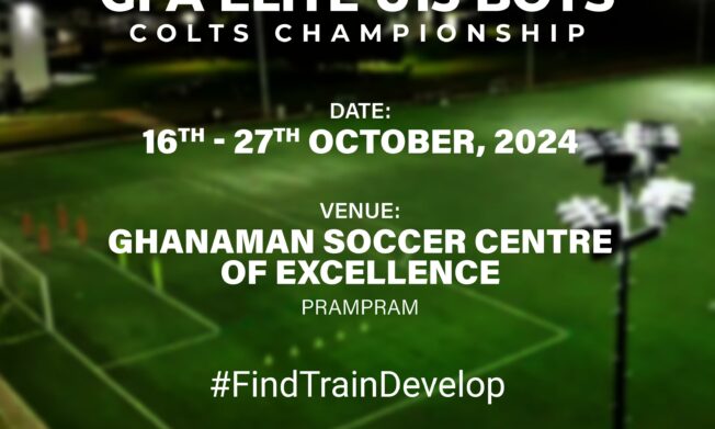 FIFA TDS: Elite U15 Boys Championship Kicks Off on Thursday at GSCE, Prampram