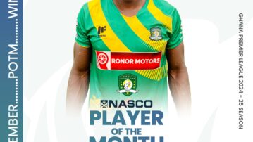 Aduana FC's Emmanuel Marfo wins NASCO player of the month for September award