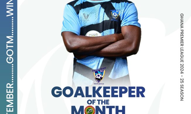 Appiah Kubi named Ex-National Goalkeepers Union best Premier League goalkeeper for September