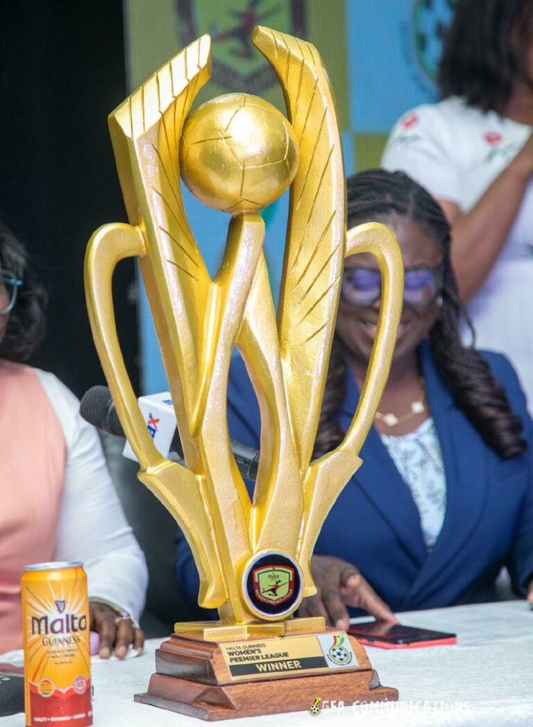 New trophy unveiled for 2024/2025 Malta Guinness Women Premier League season