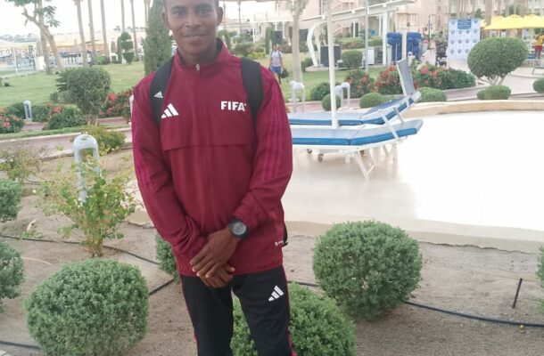 Robinson Jasper Named 2nd Referee for Senegal-Malawi Beach Soccer AFCON Clash