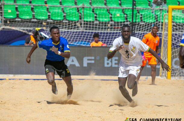 Black Sharks thrash Tanzania 10-3 in Beach Soccer AFCON final Group A game