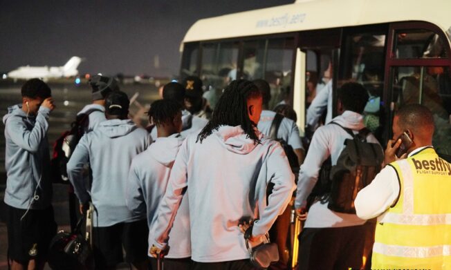 PHOTOS: Black Stars land in Luanda for crucial Africa Cup of Nations qualifier against Angola