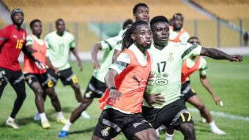 PHOTOS: Day Two of Black Stars training ahead of Angola Africa Cup of Nations qualifier