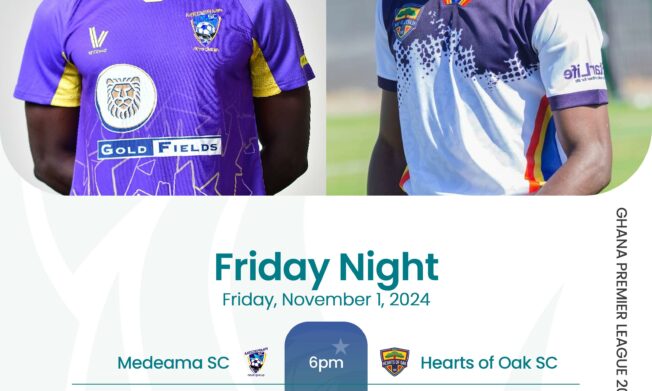 Premier League: Medeama SC, Hearts of Oak set for titanic clash; Accra Lions host FC Samartex on Friday