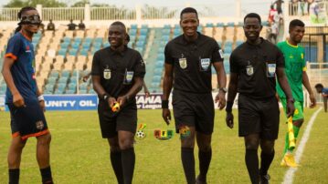 Match Officials for Ghana Premier League Matchday Eleven