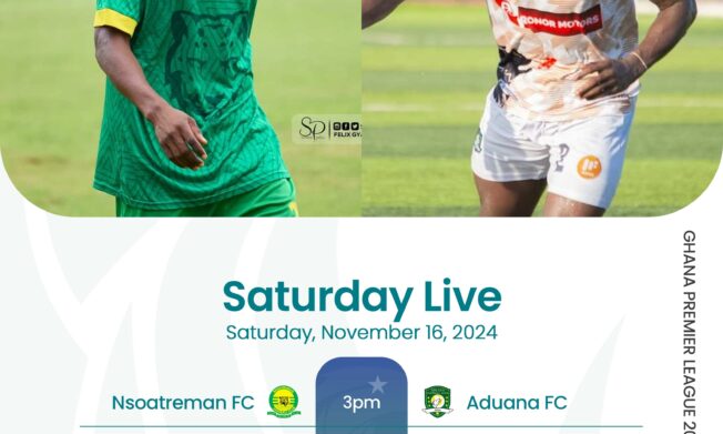 Premier League: Nsoatreman host Aduana FC in Bono derby; Heart of Lions travel to Accra Lions