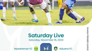Premier League: Nsoatreman FC held at home by Aduana FC in derby; Accra Lions drop points at home
