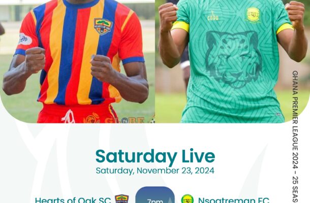 Premier League: Hearts of Oak face off against Nsoatreman FC in epic clash on Saturday