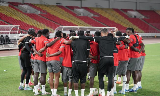 PHOTOS: Black Stars train at Estadio 11 de Novembro in Luanda ahead of Angola clash