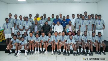 Ghana Schools U15 Teams Receive Heroic Welcome After WAFU B Success