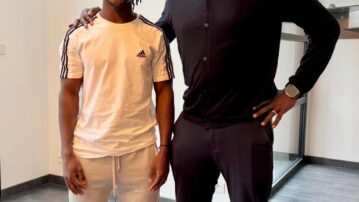 Black Stars coach Otto Addo visits injured defender Alidu Seidu