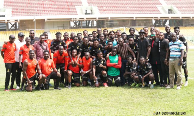 CHAN Qualifier: PFAG, Ex-players visit Black Galaxies ahead of Nigeria clash