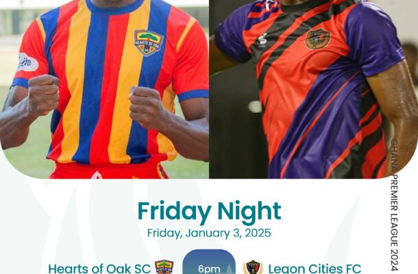 Premier League: Accra derby highlights Hearts of Oak and Legon Cities' contrasting fortunes