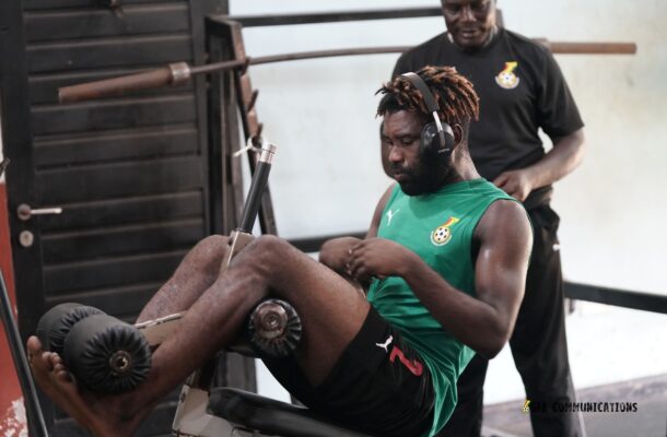 Black Galaxies players hit the gym ahead of 2024 CHAN qualifier against Nigeria