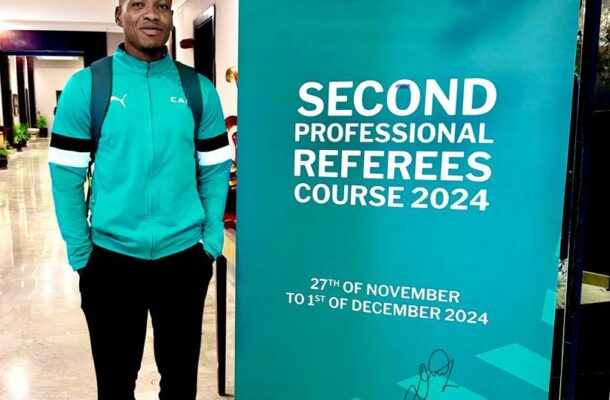 Daniel Laryea attends second CAF Professionals Referees Course in Egypt