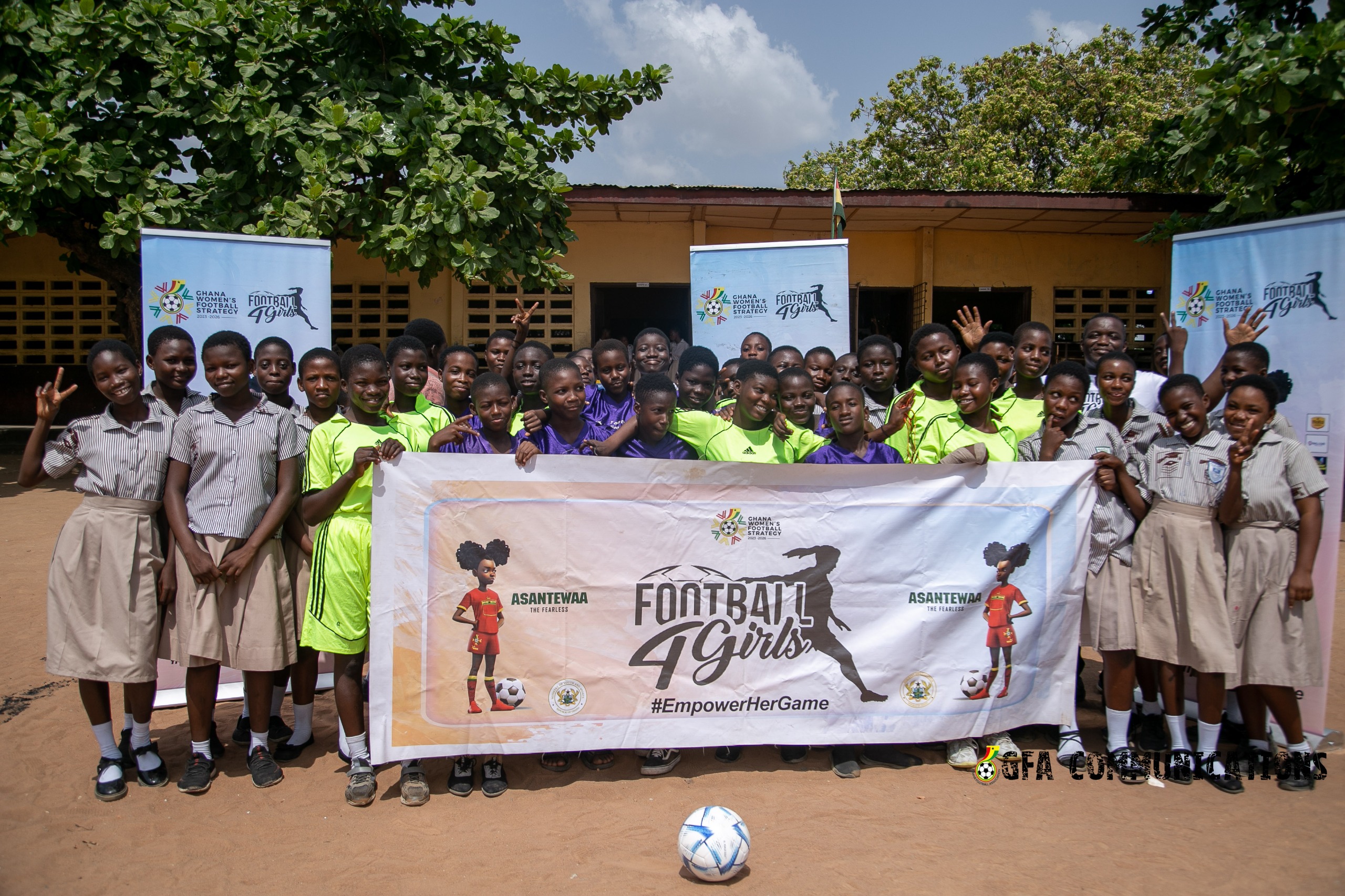 Technical Directorate presents Women's Football Strategy at Alajo one Basic School