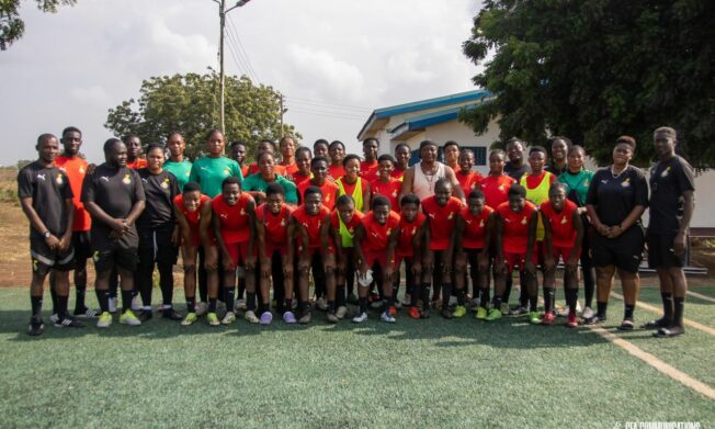 Abedi Pele visits Black Maidens, charges them to stay focused ahead of WAFU Girls Cup